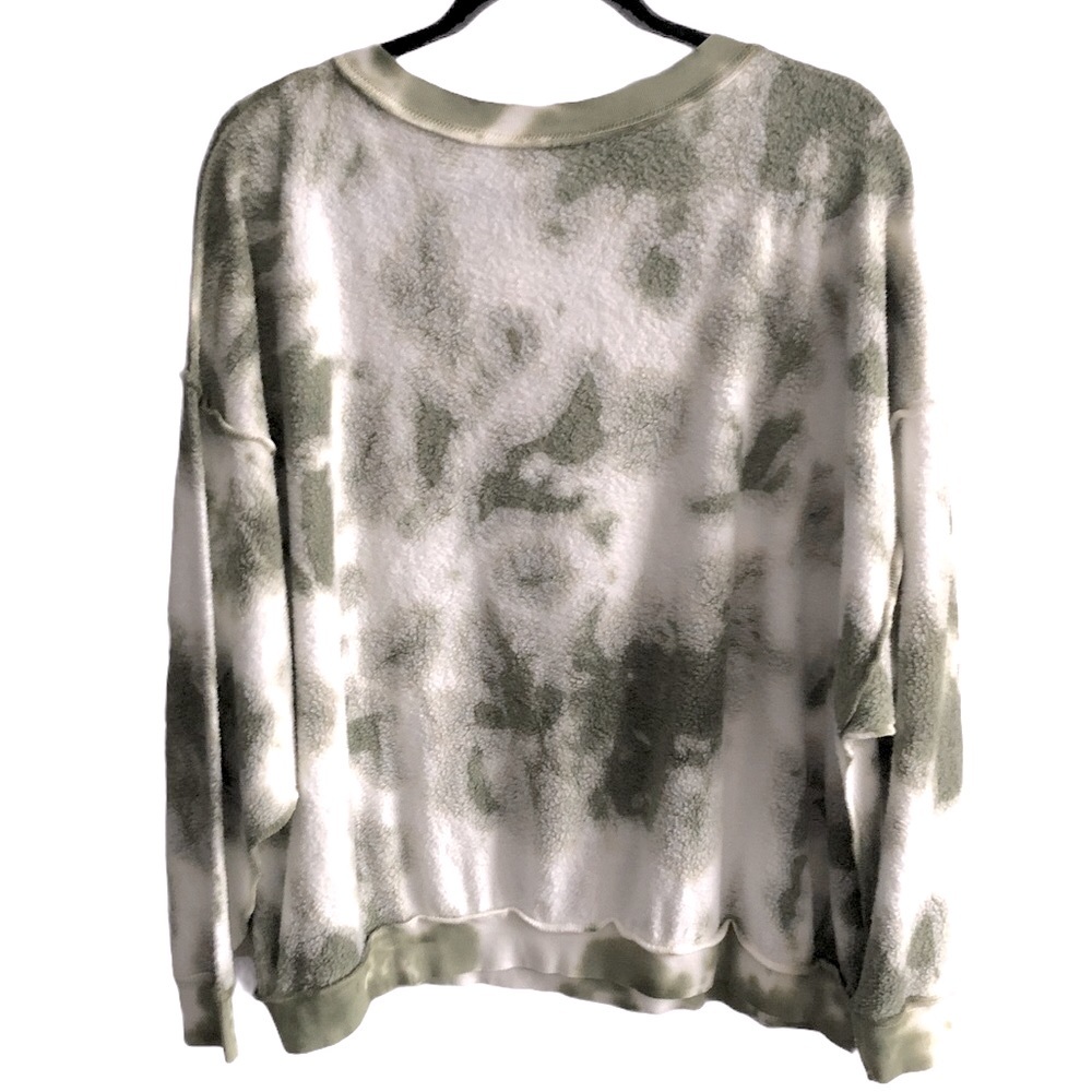 FREE PEOPLE Kelly Washed Tie Dye Set Green X-Small - Picture 7 of 10